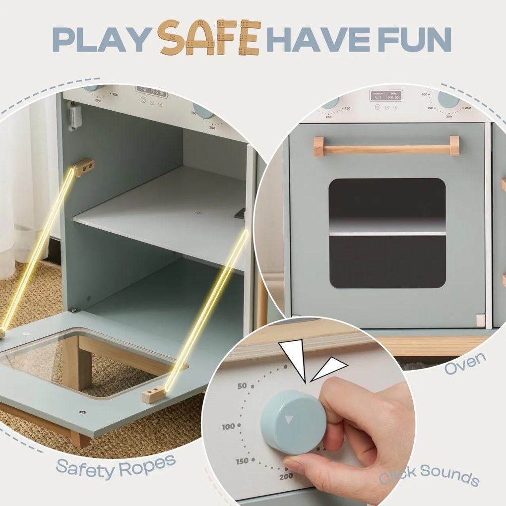 Bucatarie copii din lemn Montessori