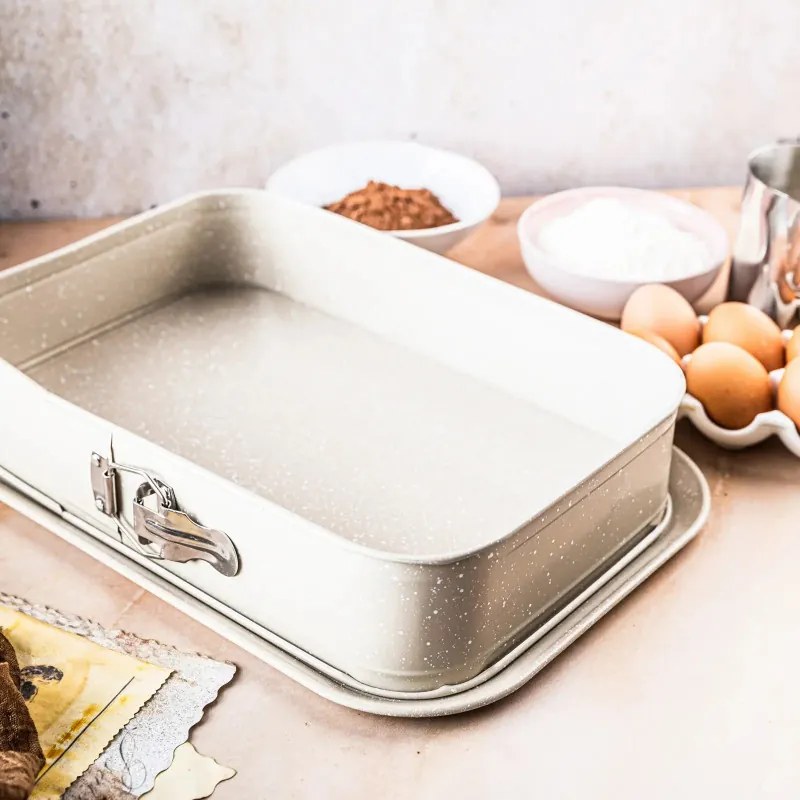 Kinghoff KH 1978, 39x29x7.5 cm, finisaj marmură, bej