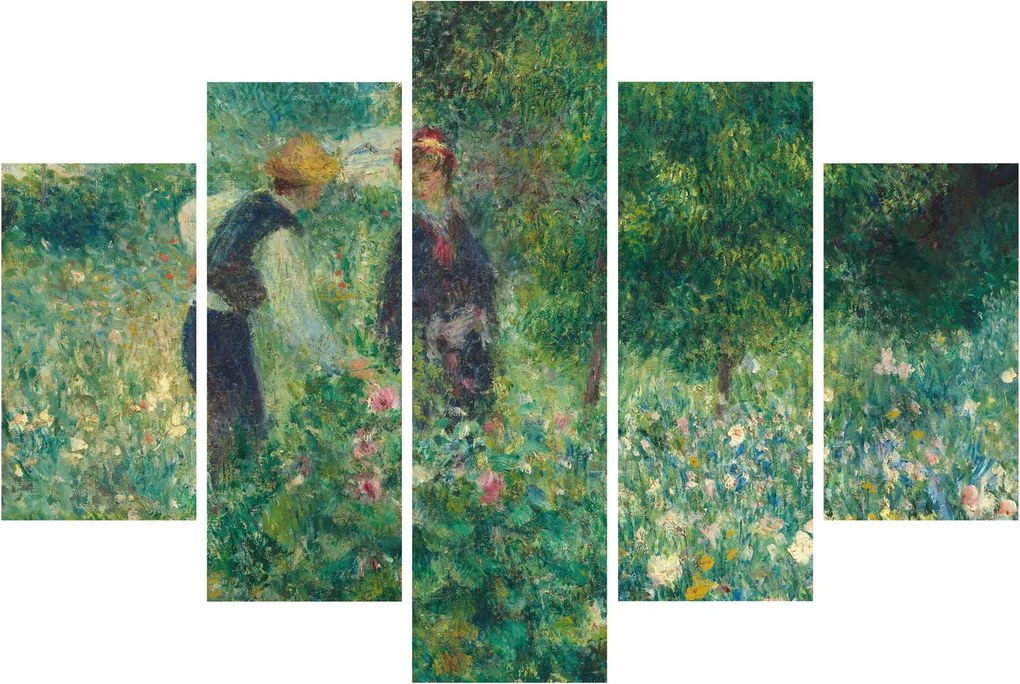 Tablou - Auguste Renoir, Picking Flowers, reproducere (150x105 cm)