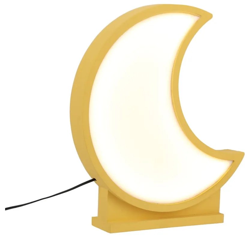 Veioză pentru copii galbenă Moon – Candellux Lighting