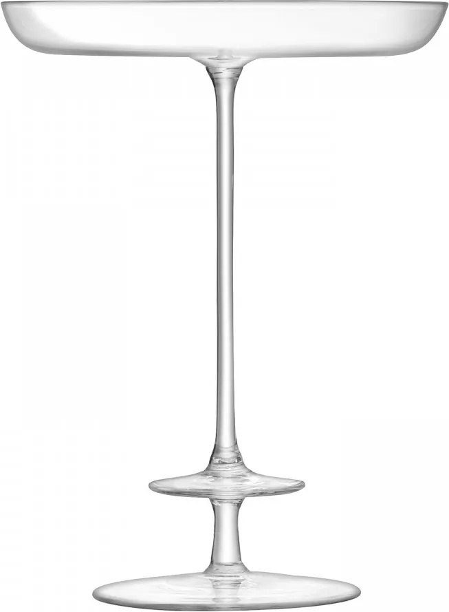 Pahar sampanie LSA International Champagne Theatre Pedestal Dish h15.5cm Tier/Clear