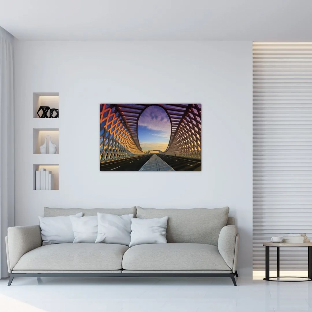 Tablou - Pod cu arhitectură modernă (90x60 cm)