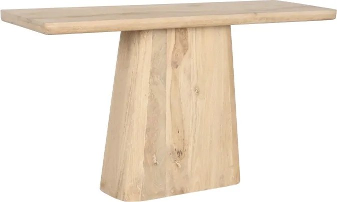 Consolă modernă interior natural din lemn de mango cu structură din lemn, "Navaro"
