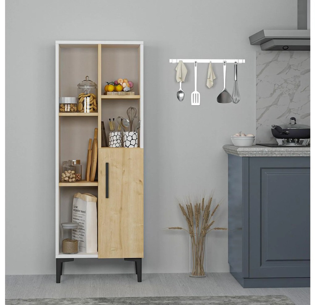 Raft Nobuti (alb + stejar zafir) . 1094216