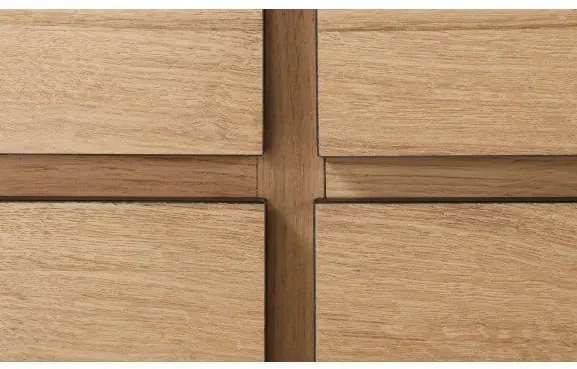 Pantofar Cu 4 Usi Si 2 Sertare Reno, Furnir Din Lemn Masiv, Smoked Oak,108 Cm
