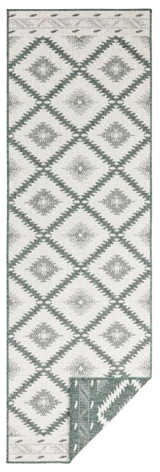 Covor adecvat pentru exterior NORTHRUGS Twin, 350 x 80 cm, verde-crem