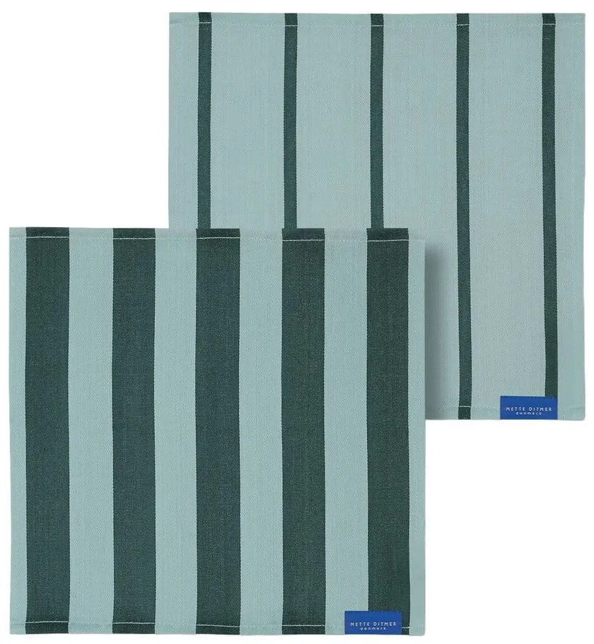 Șervețele 2 buc. din material textil Stripes – Mette Ditmer Denmark