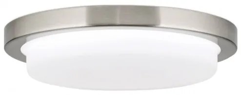 Plafoniera LED moderna LEROX 20cm crom satin