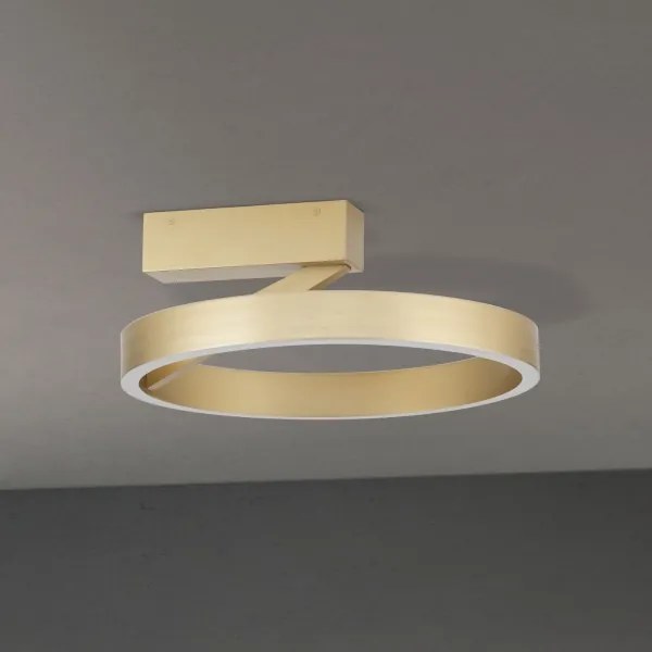 Plafonieră LED KOLK, 40 W, 230 V, 2700/3000/4000 K, Ø 40 cm, auriu