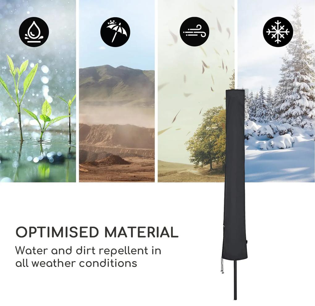 Shield Premium, husă de protecție pentru umbrele de soare, Ø până la 300 cm, rezistentă la UV