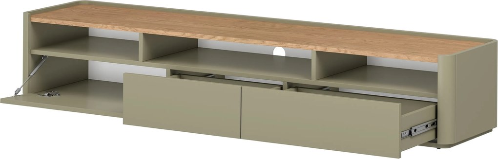 Comodă TV Elivo 200 cm - eucalipt / stejar baltic dune