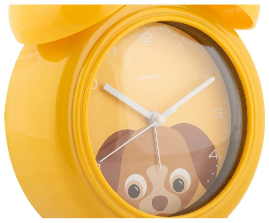 Ceas deșteptător pentru copii ø 15 cm Peekaboo Dog – Karlsson