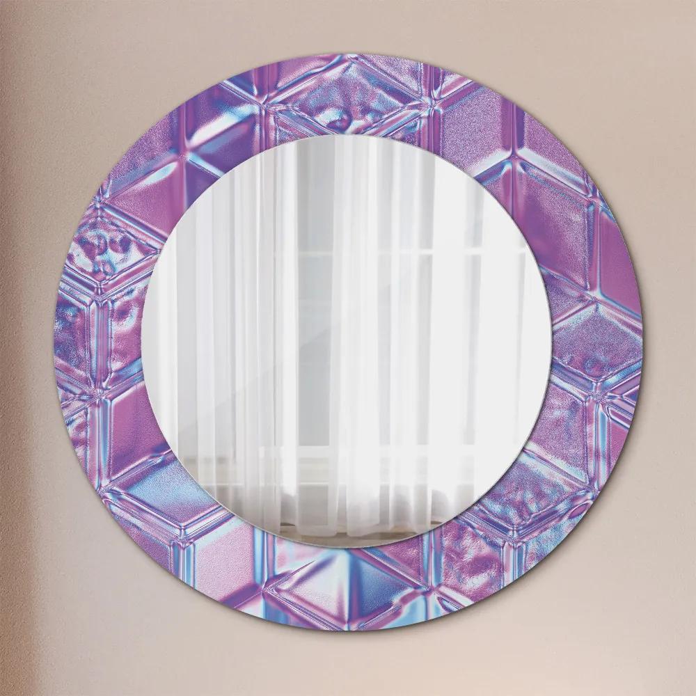 Oglinda cu decor rotunda Abstract suprarealist