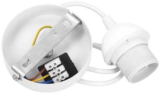 Lustră pe cablu SARTA 1xE27/60W/230V maro/iută