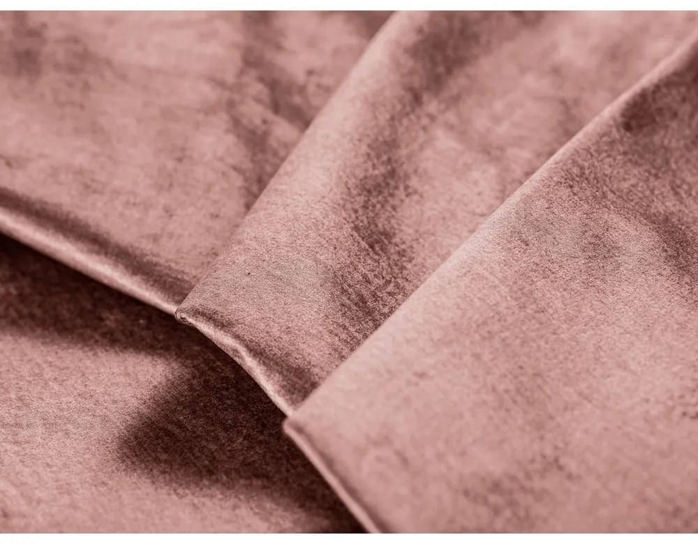 Canapea extensibila din catifea Milo Casa Luca, roz