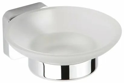 Săpunieră SAPHO IS002 Insia, sticlălăptoasă, crom