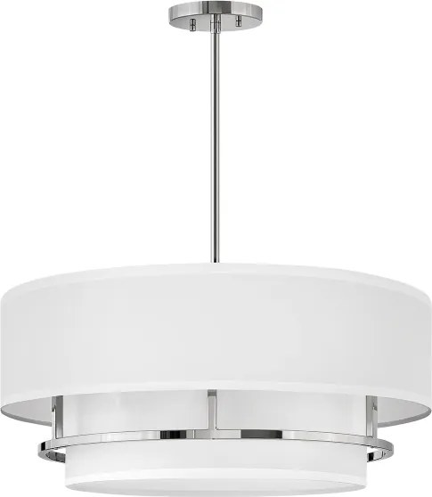 Hinkley HK-GRAHAM-L-PN - Lustră aplicată GRAHAM 4xE14/40W/230V, crom lucios