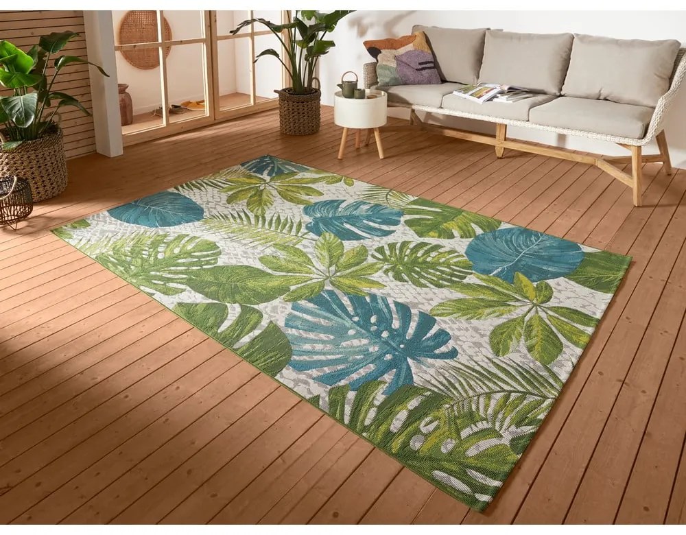 Covor de exterior verde/turcoaz 120x180 cm Flair – Hanse Home