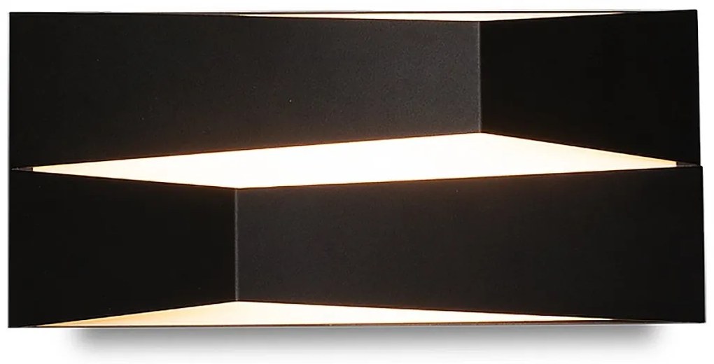 Aplica LED de perete design modern FUJI 14W neaga
