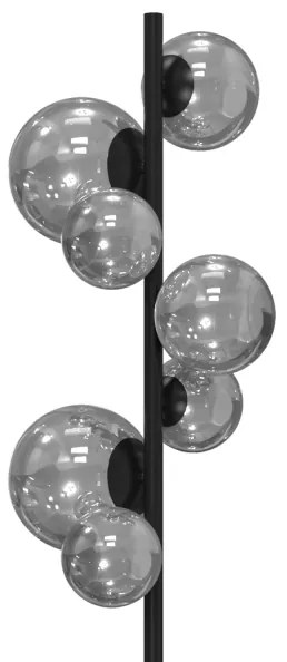 Lampadar ONLI PALOMA 7xG9/10W/230V negru/fumuriu