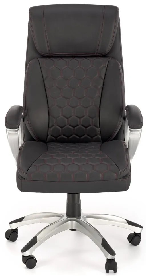 Scaun de birou Thomas piele ecologica negru H122 cm