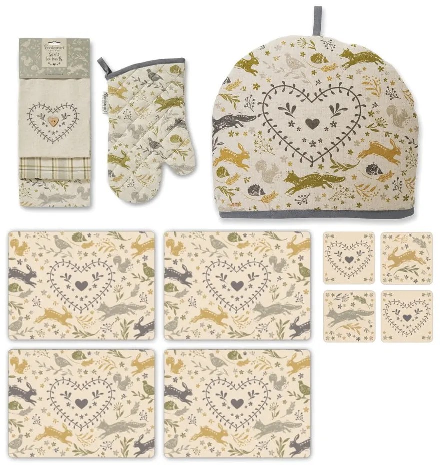 Set de textile pentru bucătărie 13 buc. Woodland – Cooksmart ®