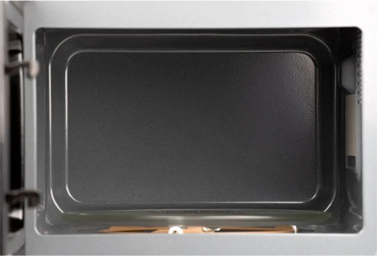 Cuptor cu microunde Finlux FMO-2073BSG, 700 W, 20 L, Functie gratar, Dezghetare, Timer, Otel inoxidabil/Negru