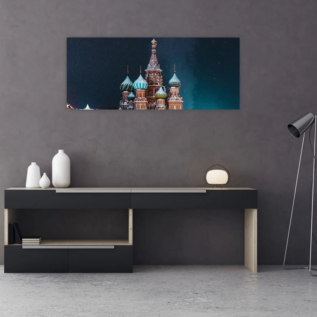 Tablou construcției din Rusia (120x50 cm)
