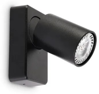 Aplica cu spot directionabil RUDY AP1 NERO 229010 IDL