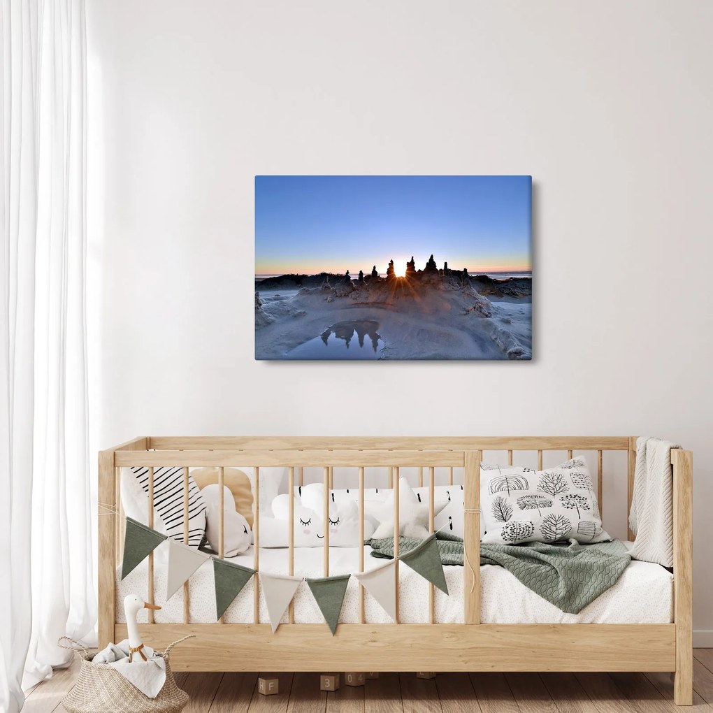 Tablou cu scenerie de nisip (90x60 cm)