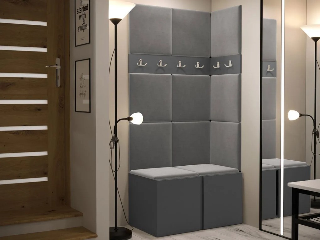 Mobilier hol Tovenaz I (grafit + Gri) . 1104745