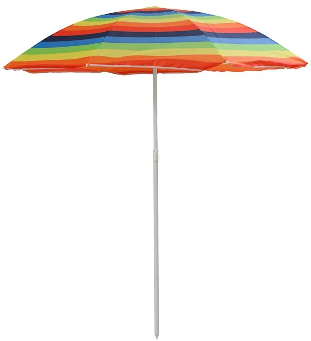 Umbrela de soare COLORFUL STRIPES 180 cm, colorat