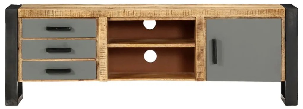 248014 vidaXL Comodă TV, 120 x 30 x 40 cm, lemn masiv de mango