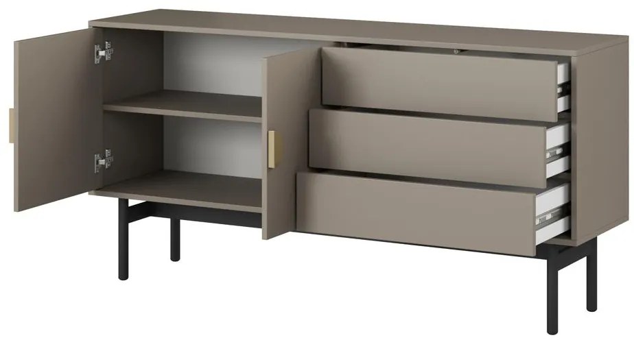 Dulap TV Stellia S1 (cappuccino + negru). 1099083