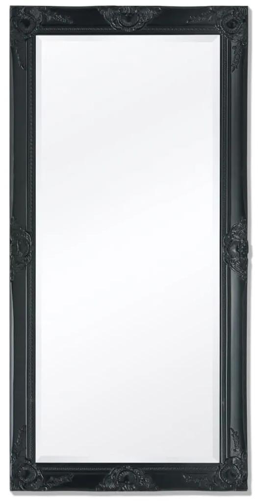 Oglinda verticala in stil baroc, 120 x 60 cm, negru 1, Negru, 120 x 60 cm