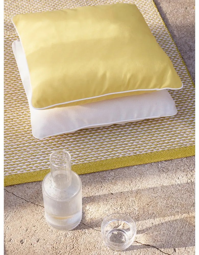 Covor pentru exterior și interior galben muștar 85x160 cm Effi Mustard – Pappelina
