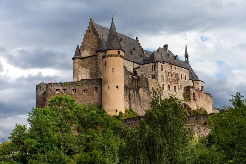 Tapet Premium Canvas - Castelul din Luxembourg