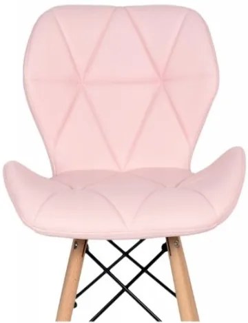 Scaune de sufragerie 4buc din piele, Rose