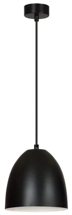 Pendul metalic stil industrial LENOX 1 negru/alb