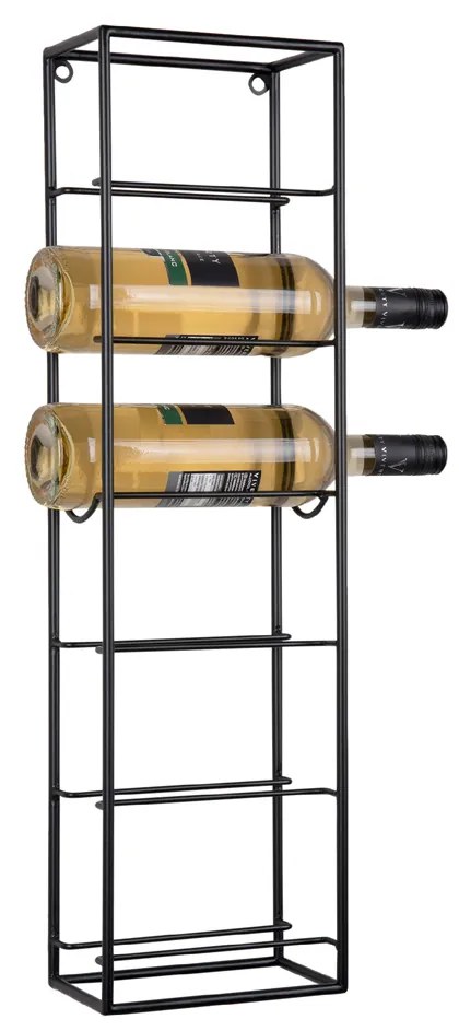 Suport pentru vin SINGLE, pentru 6 sticle, 66 x 12 x 18 cm