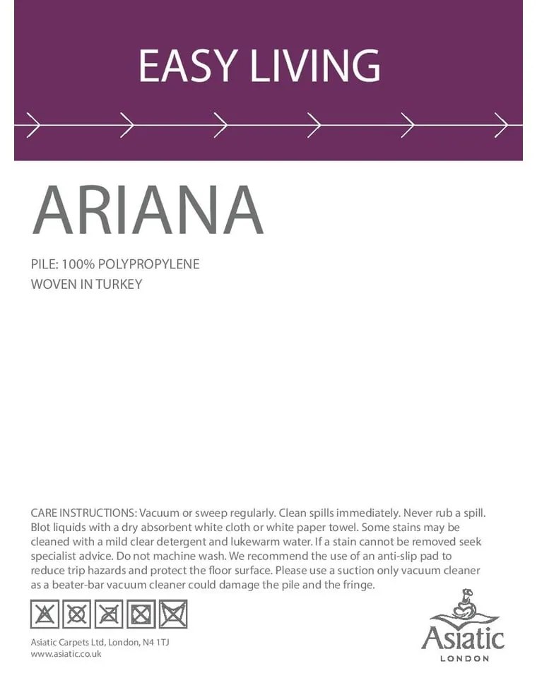 Covor Asiatic Carpets Vanilla, 120 x 170 cm, bej