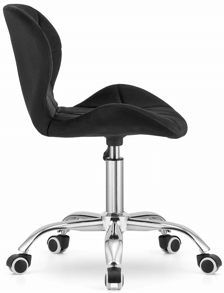 Scaun de birou AVOLA VELVET negru