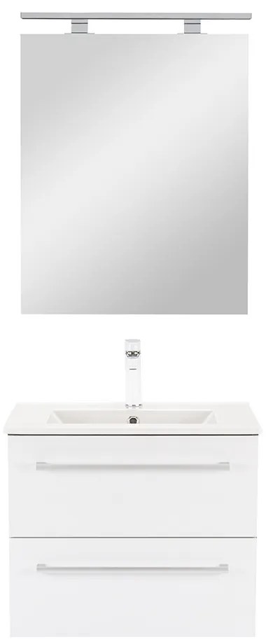 Mobilier complet de baie Vario Clam 60 antracit-alb