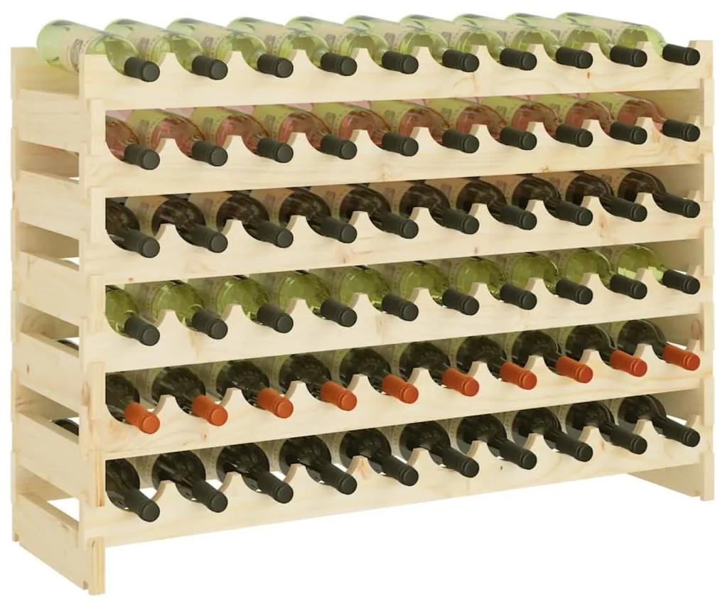 Suport de vinuri, 101x29x68 cm, lemn masiv de pin