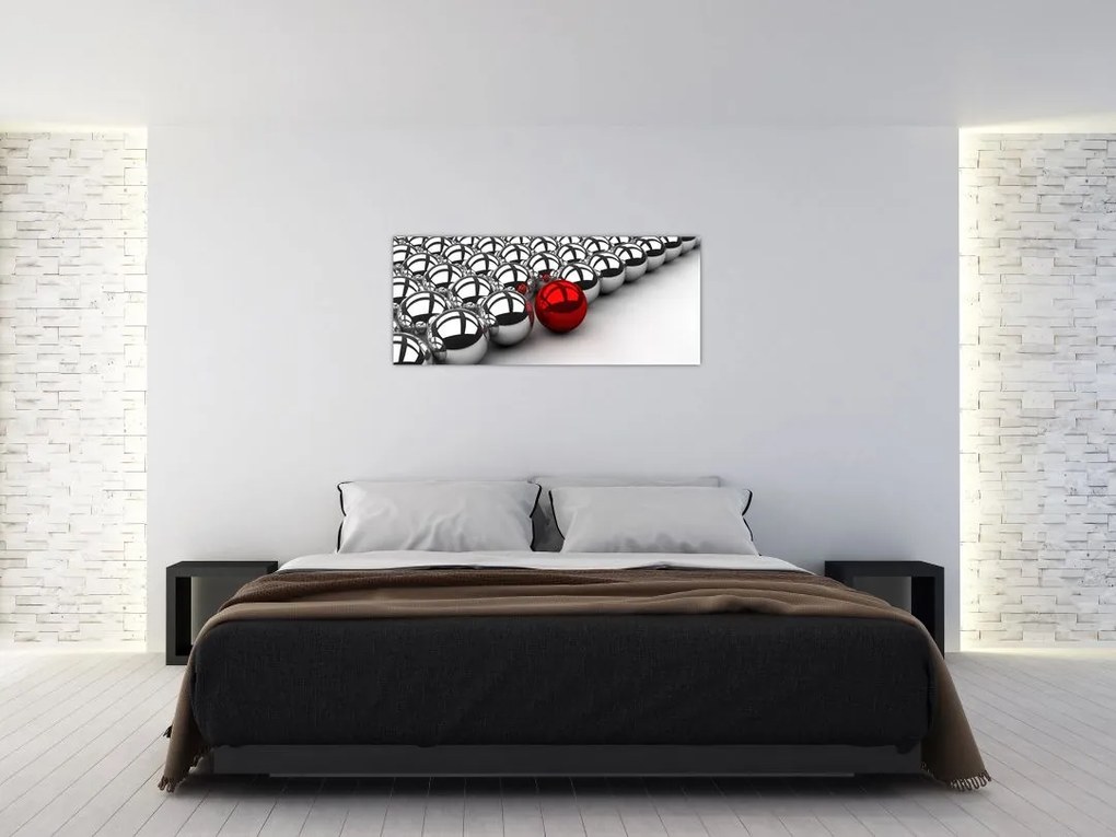 Tablou cu bile lucioase (120x50 cm)