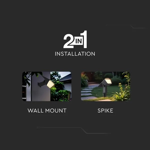 Lampă solară LED 2 în 1 LED/1,3W/3,7V 3000/4000/6400K IP65 1200 mAh