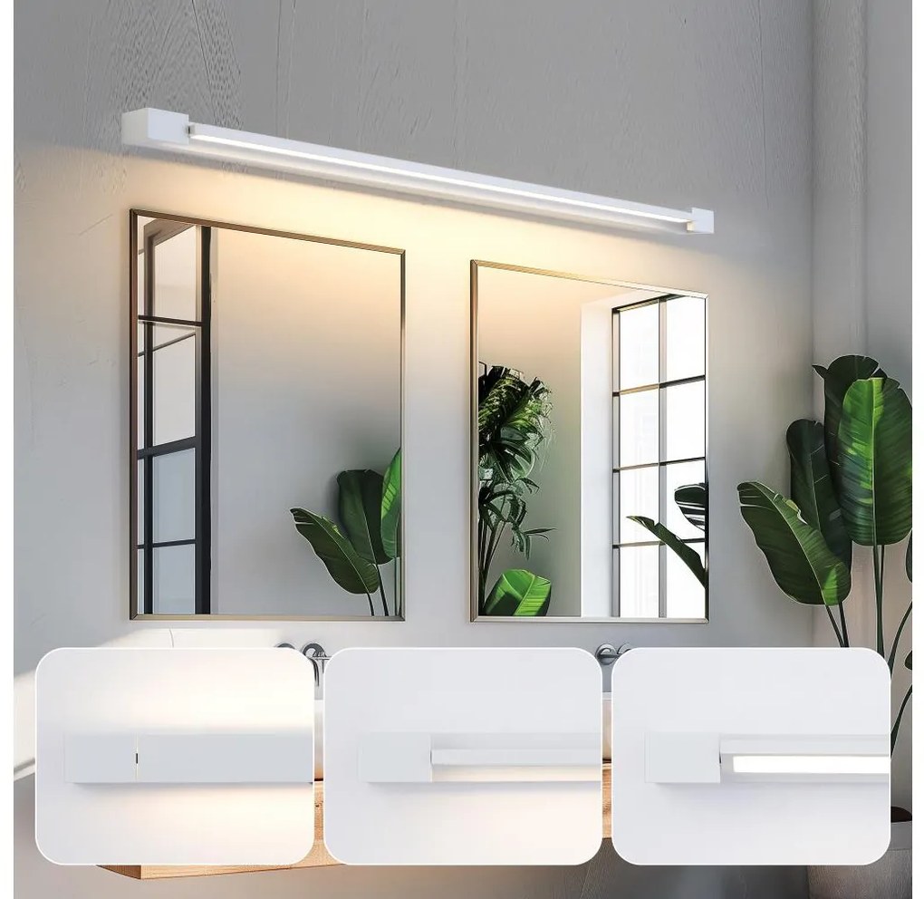 Brilagi-LED Lumină LED pentru oglindă de baie AQUA LINE LED/36W/230V 120 cm IP44 albă