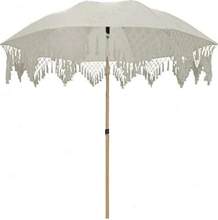 Umbrelă pentru exterior, structură aluminiu și pânză Olefină , UV 50 - Stil Boho