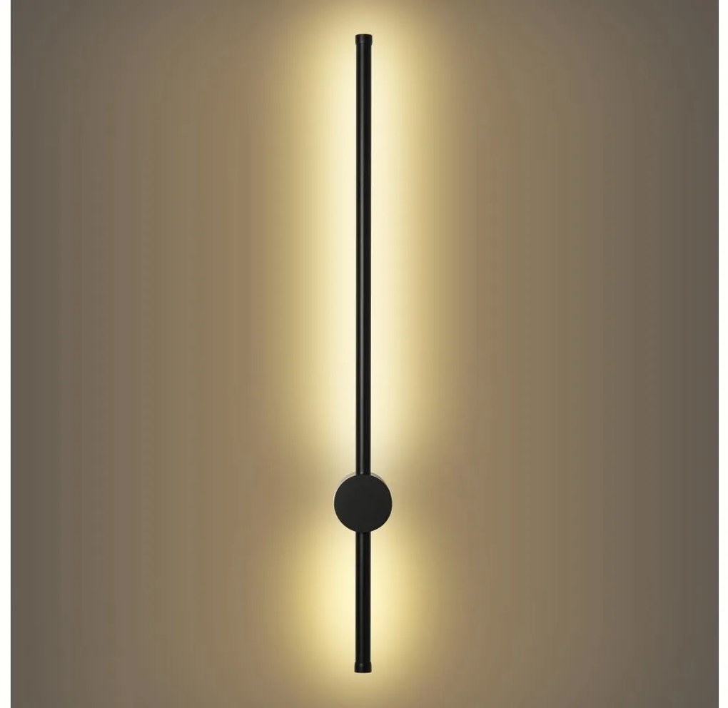 Brilagi - Aplică de exterior AURA LED/12W/230V 3000K IP54 negru