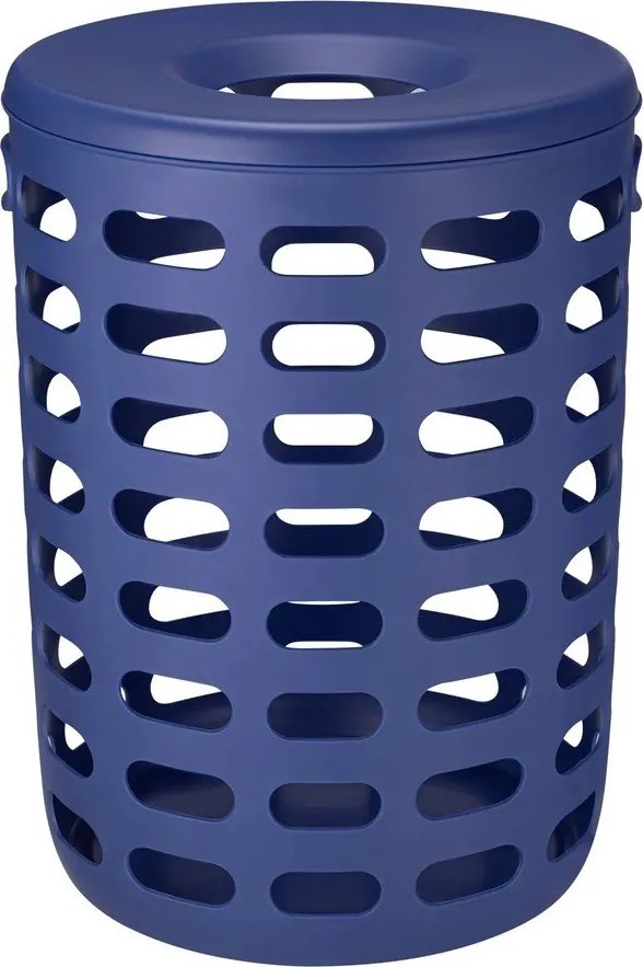 Coș de rufe albastru din plastic Korie – Blomus